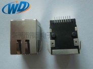 贴片型RJ45带百兆变压器 网络接口SMT