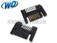 TYCO代工款 贴片7PIN 硬盘盒连接器SATA SMT公头高4.0mm