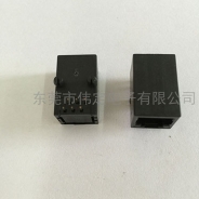 单口加长款  RJ11 6P6C 全塑电话母座
