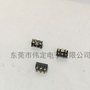 3.0间距 3PIN电池连接器 内焊弹片触片电池座